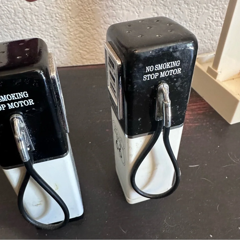Route 66 Vintage Gas Pump Salt and Pepper Shakers